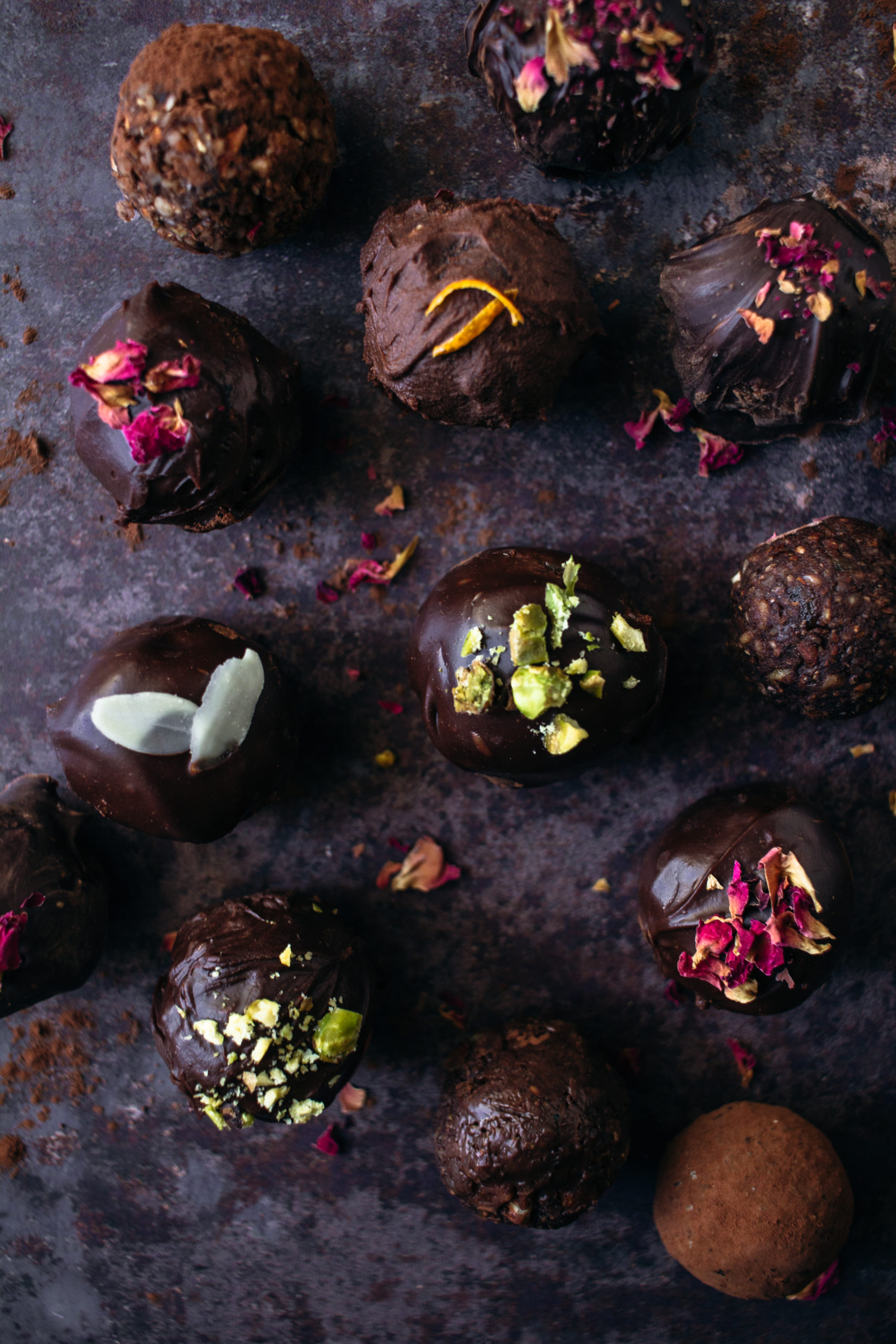 Fudgy Vegan Chocolate Bliss Balls Recipe - The Hungry Apron